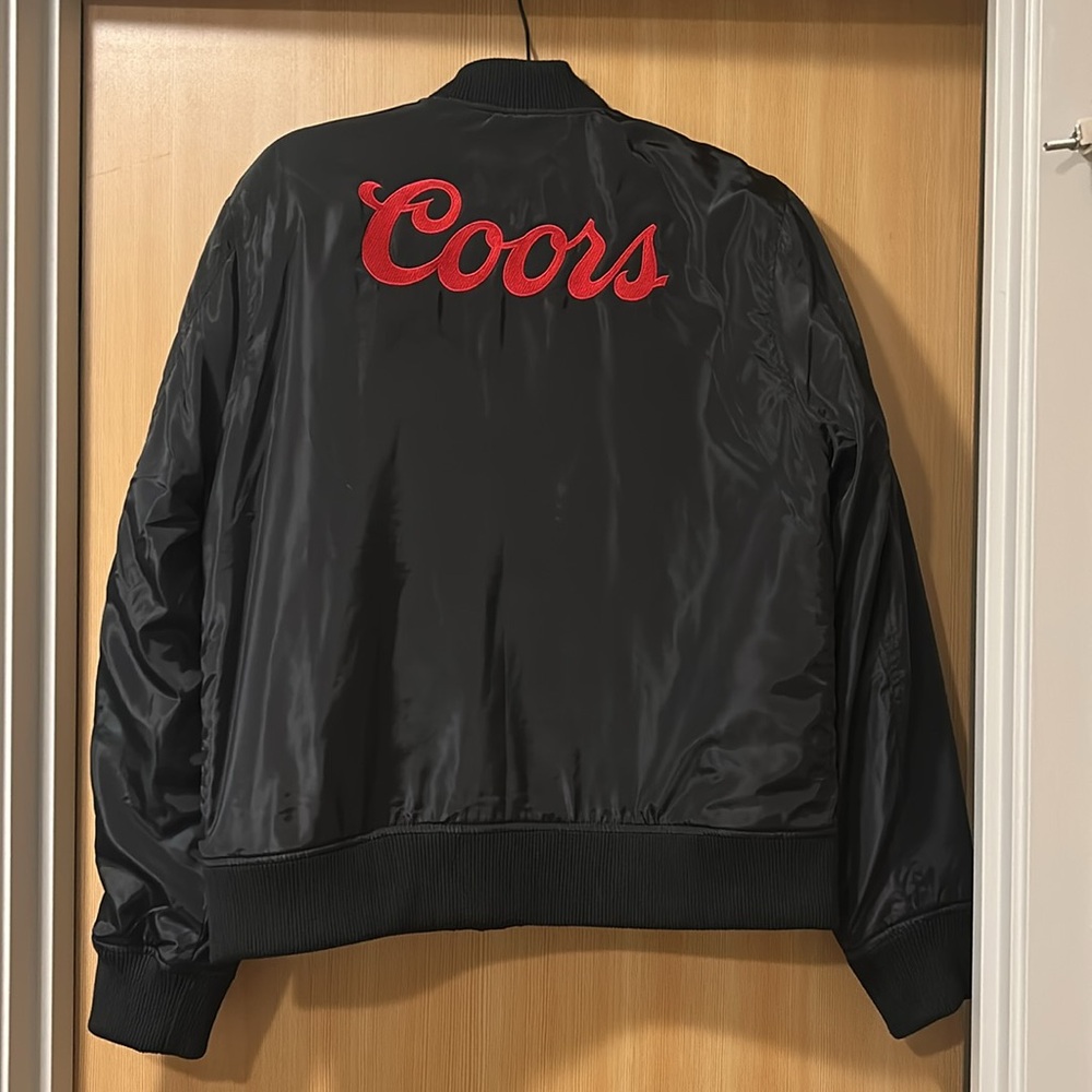 Coors Black Bomber Jacket
